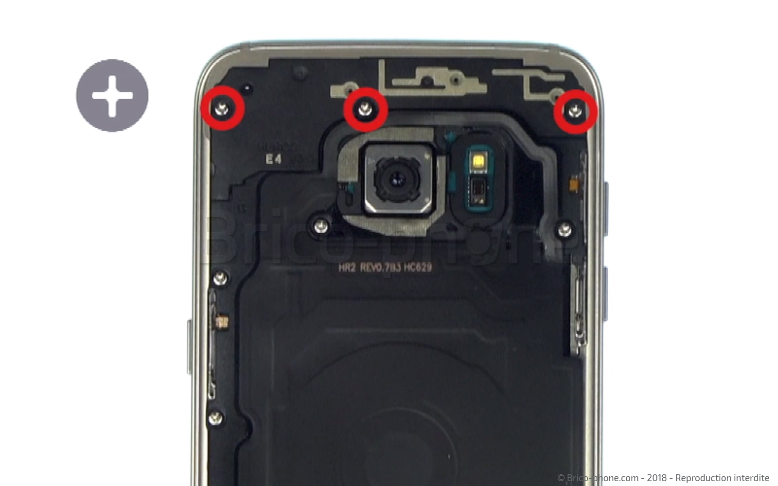 Changement de caméra avant sur Galaxy S7 Edge photo 1